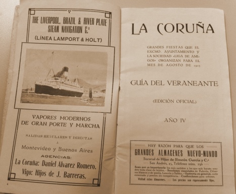 Guia de festas da cidade da Coruña de 1913_1_1